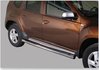 MARCHE PIEDS en Inox pour Dacia Duster a partir de 2010 - Diamètre 72mm.