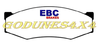 Plaquettes de frein - EBC - Etrier 1 Piston - King cab 1988-1998